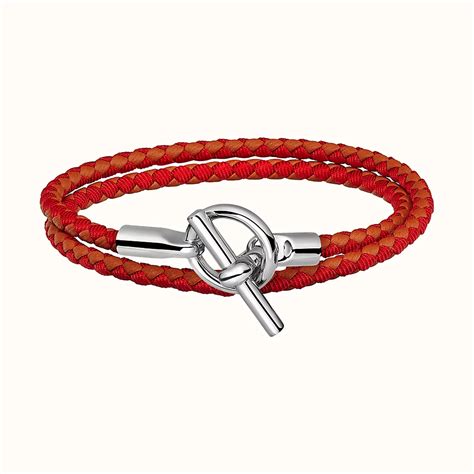 bracelet cordon femme hermes|hermes leather bracelets.